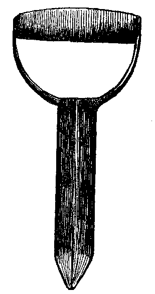 A sturdy dibber. This needs no directions for the making.
The cut tells the story.