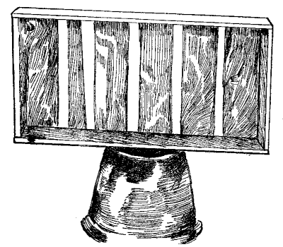 Make a flat like this one of Eloise's and so provide
plenty of drainage space