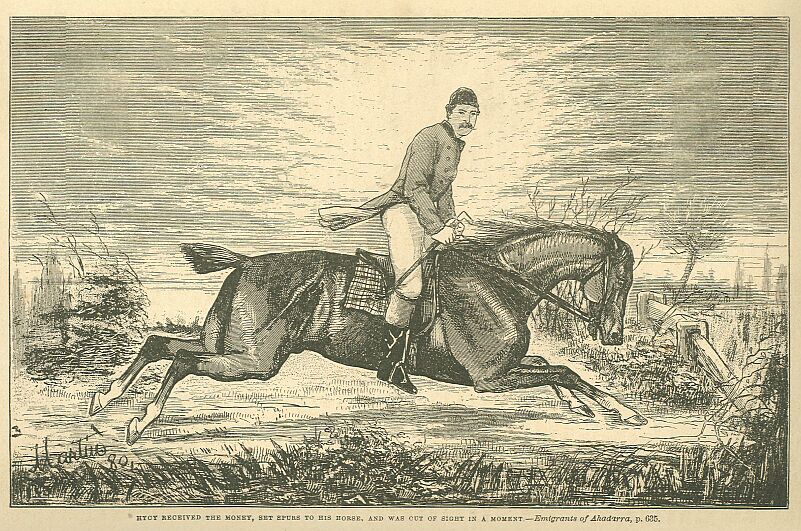 Page 635-- Hycy Received the Money, Set Spurs to his Horse