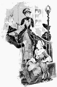 On the steps of the houses On the steps of the houses