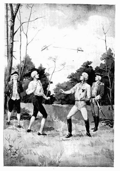 The swords of both men sprung from their hands The swords of both men sprung from their hands