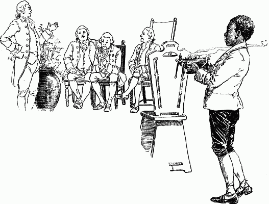 A little black boy entered A little black boy entered