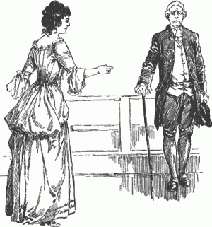 "Madam, I come not on courtesy" "Madam, I come not on courtesy"