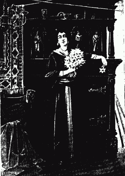 Plain and dark were her garments Plain and dark were her garments