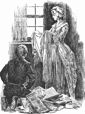 She stood in the gray light by the window She stood in the gray light by the window