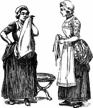 Jane lifted her apron to her eyes Jane lifted her apron to her eyes
