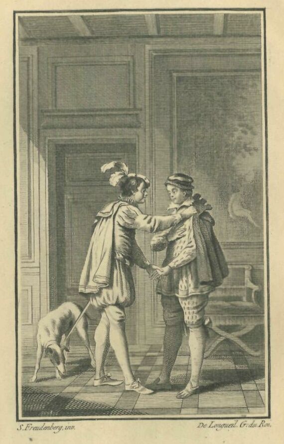 203a.jpg the Gentleman Reproaching his Friend for His Jealousy