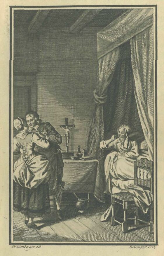 219a. The Saddler’s Wife Cured by The Sight of Her Husband Caressing the Serving-maid