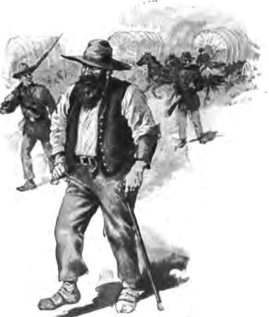 A Copperhead Walks With General Morgan 243l