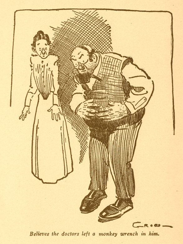 Doctors Left a Monkey Wrench in Him 025