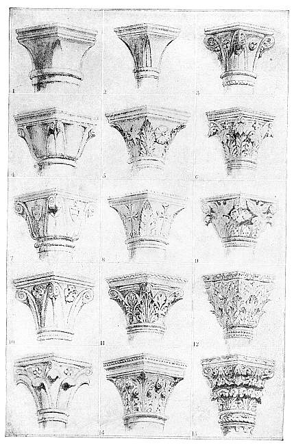 GOTHIC CAPITALS. GOTHIC CAPITALS.
