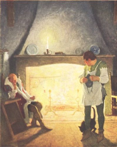 illustration facing page 26 “Now, mark me, mine host,” Sir Daniel said, “follow but mine orders, and I shall be your good
lord ever”