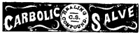 CARBOLIC SALVE HEALING COMPOUND C.S.