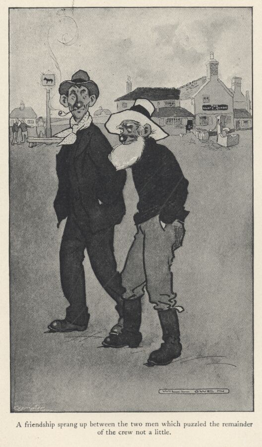 'a Friendship Sprang up Between the Two Men Which Puzzled The Remainder of the Crew Not a Little.'
