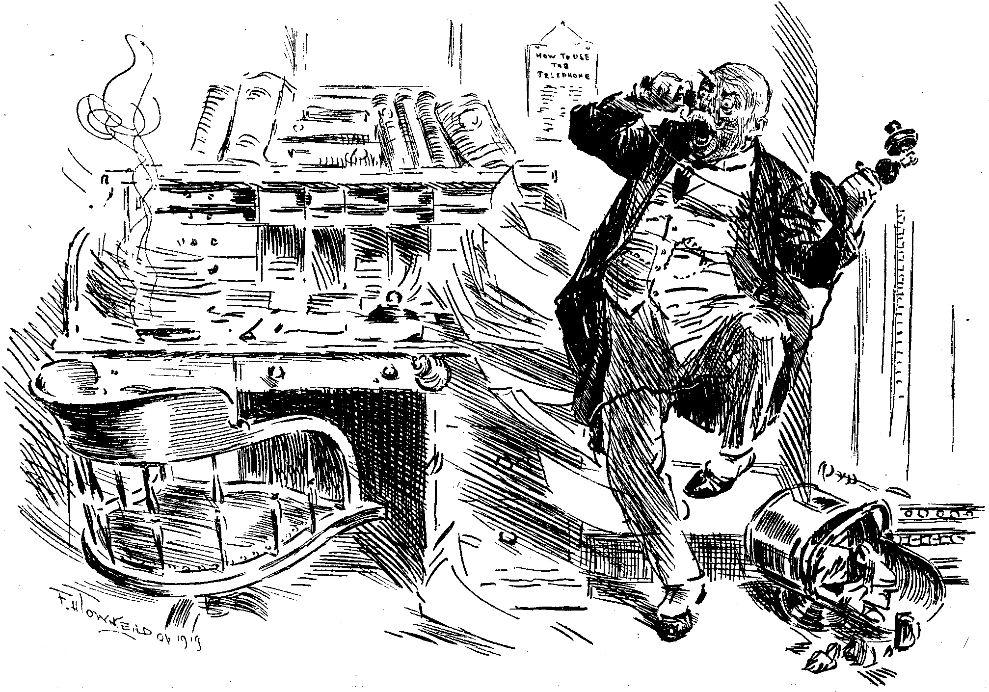 OUR COURTEOUS TELEPHONE SERVICE.