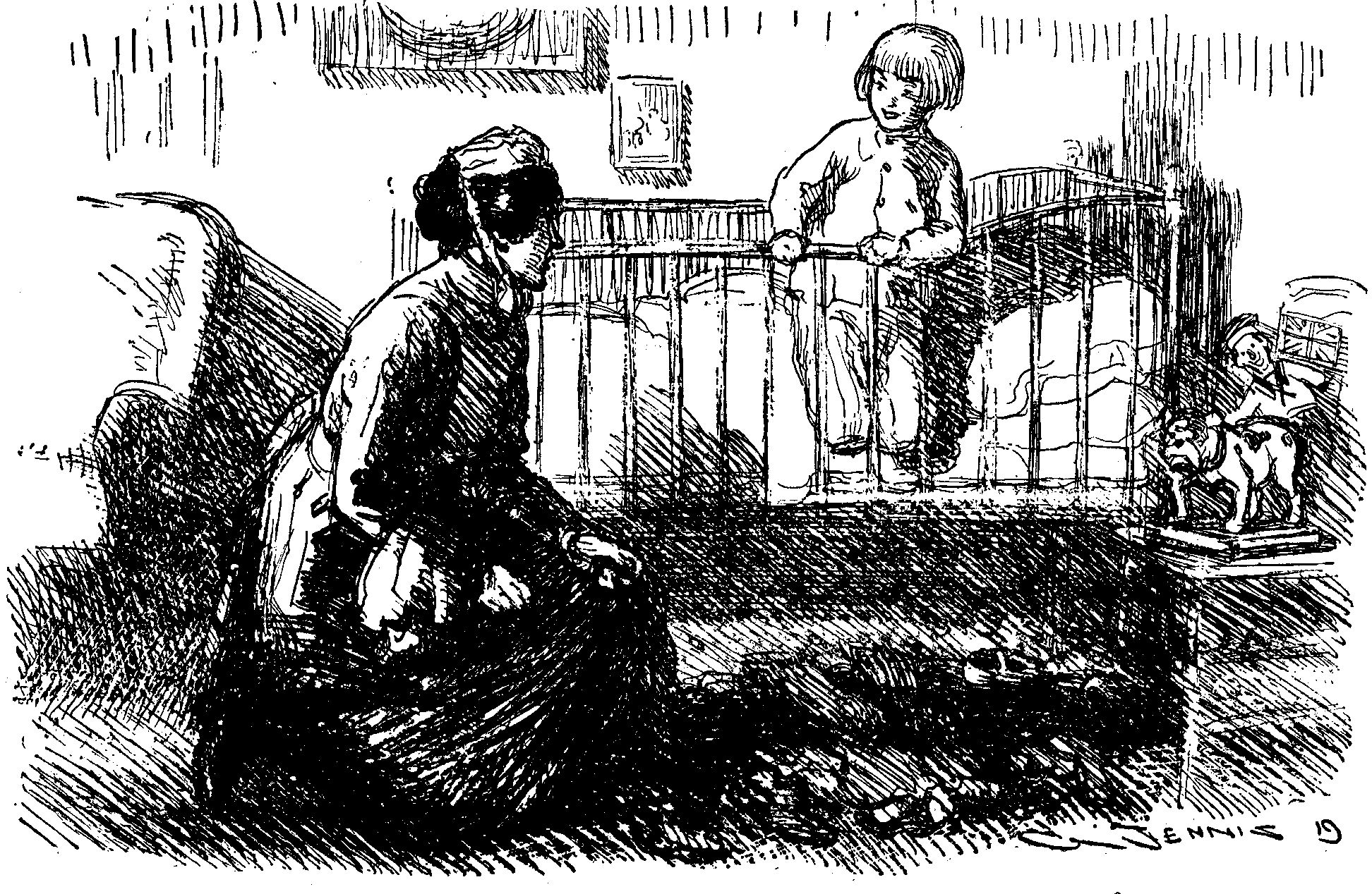 WHO DIDN'T FOLD UP HIS TROUSERS WHEN HE WENT TO BED?