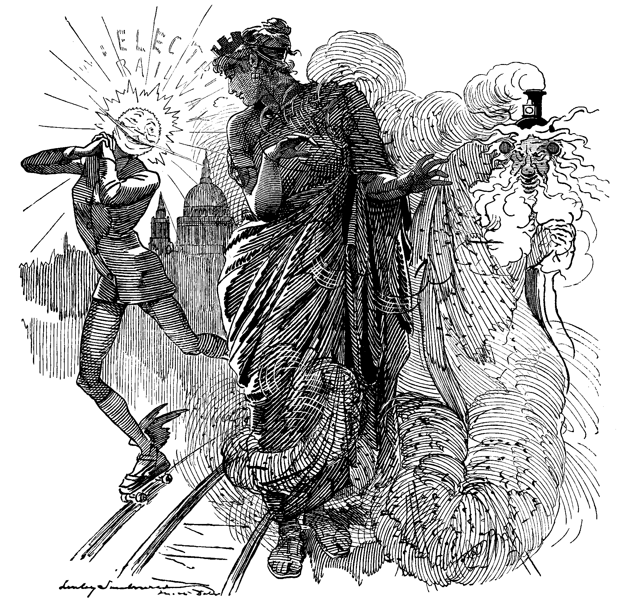 THE YOUNG SPARK AND THE OLD FLAME.