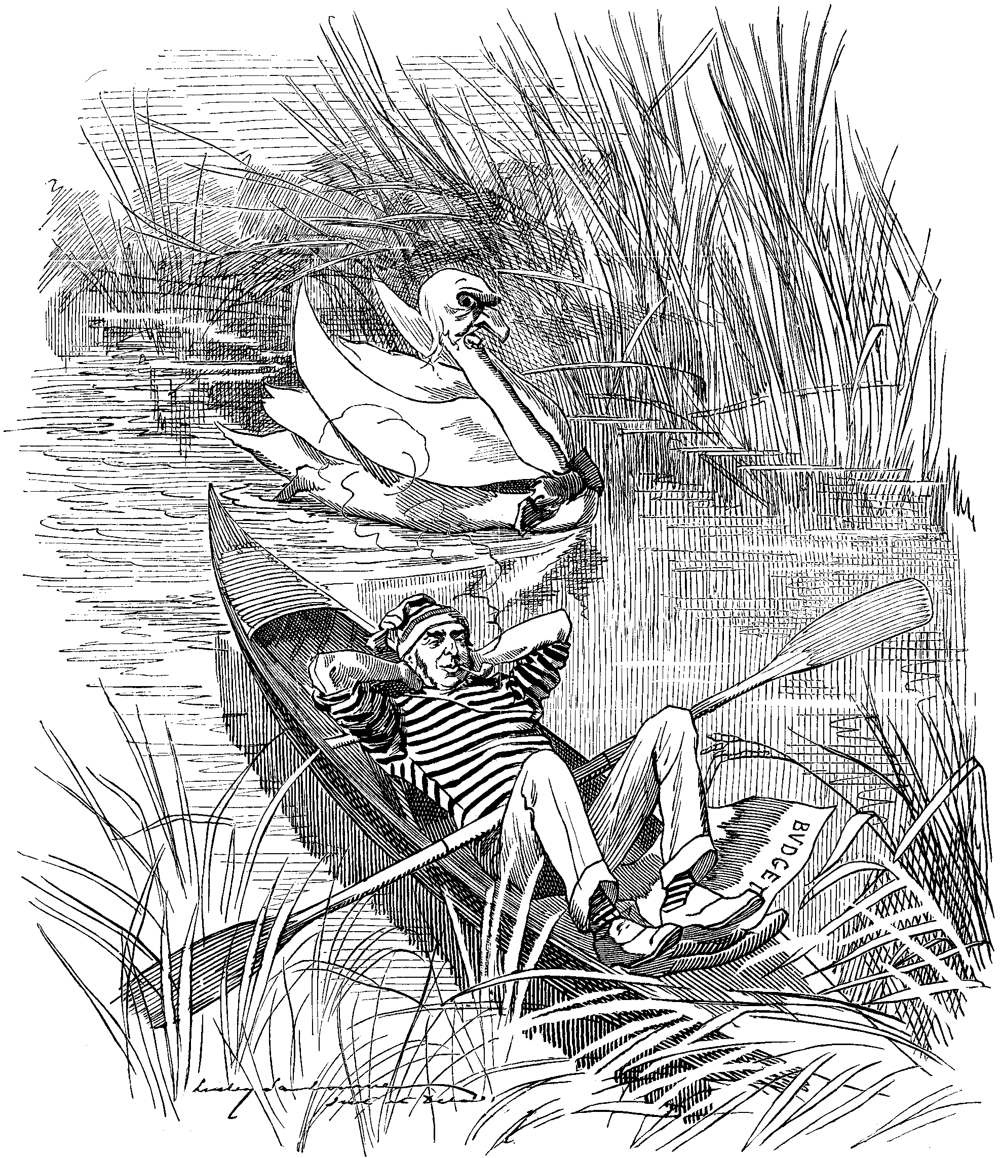 'WHAT I LIKE ABOUT THIS RECESS IS ITS PERFECT QUIET!'