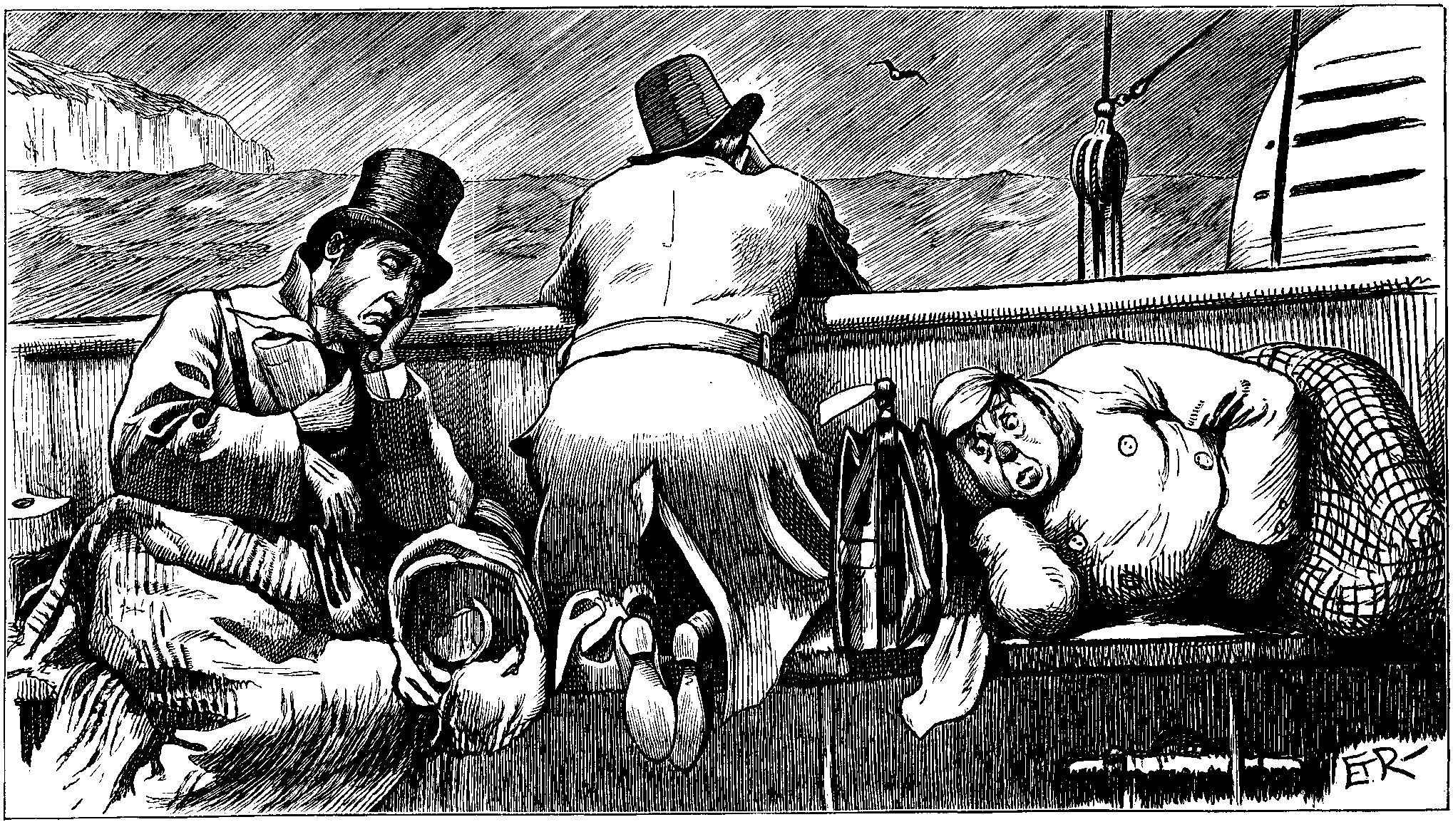 SUFFERING ON THE 'SILVER STREAK.'