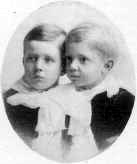 WILLIAM AND KENT CLOW.—TWO REDOUBTABLE HEROES OF 'THE WALLER LOT'.