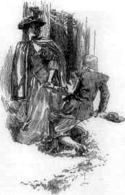 'LISTEN!' SHE CRIED, SPRINGING TO HER FEET. 'THEY ARE HORSES' HOOFS.' ... AND SHE CAUGHT HIM BY THE HAND, AND PULLED HIM TO HIS FEET.'