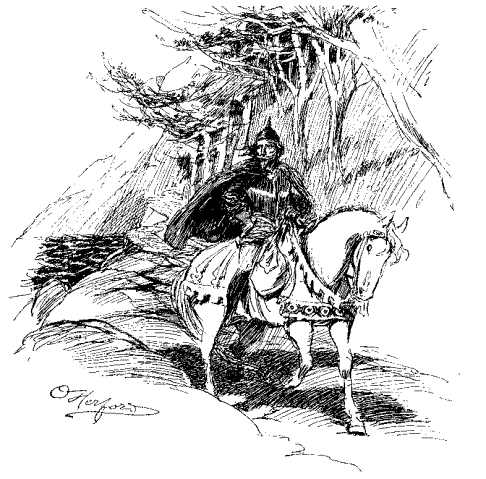 ALL THAT DAY HE RODE, AND HIS MIND WAS QUIET.... 'HOW IF THIS POOR PEBBLE BE THE TOUCHSTONE, AFTER ALL?' SAID HE.