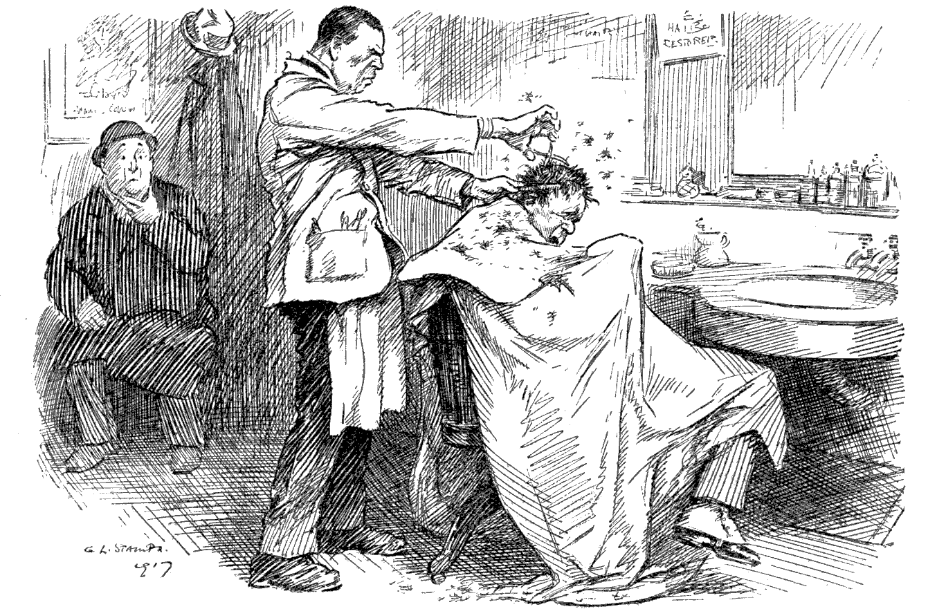 I never was a barber afore