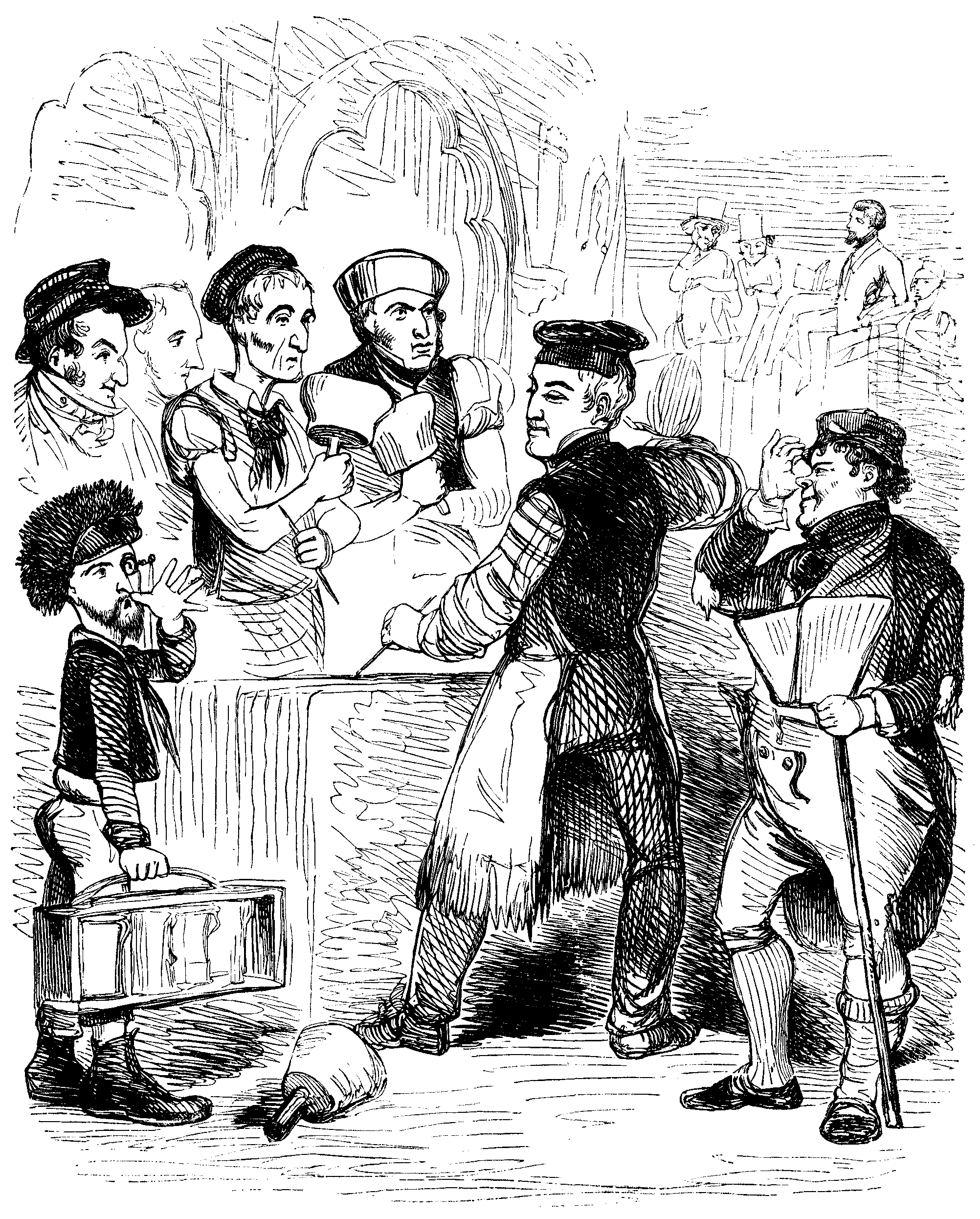 A group of men in masons garb.