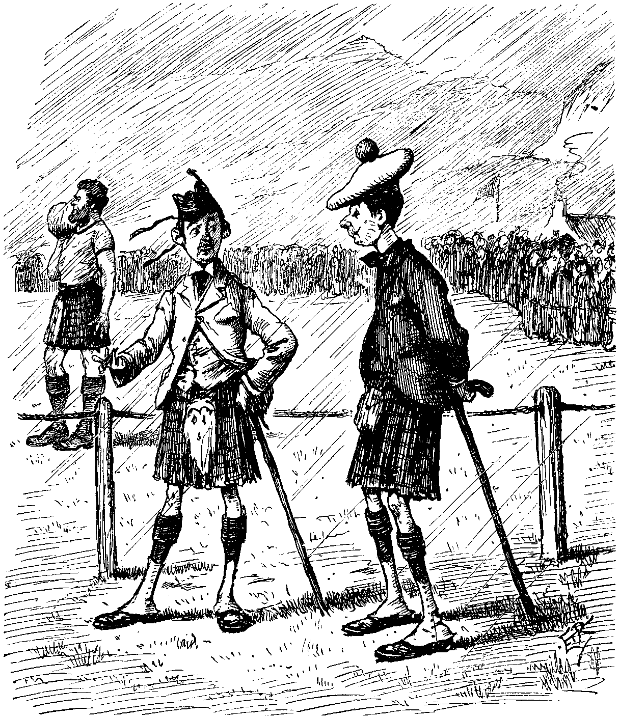 OVERHEARD IN THE HIGHLANDS.