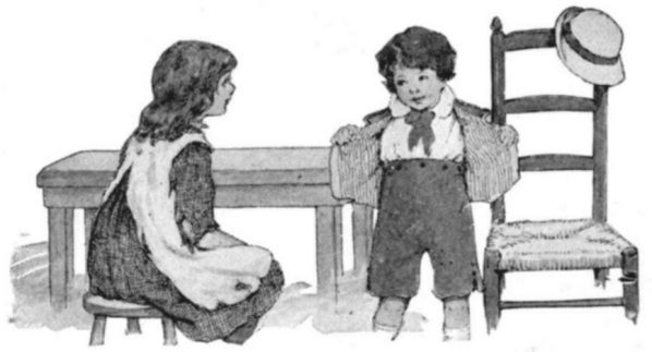 Tommy wearing his new clothes Tommy wearing his new clothes