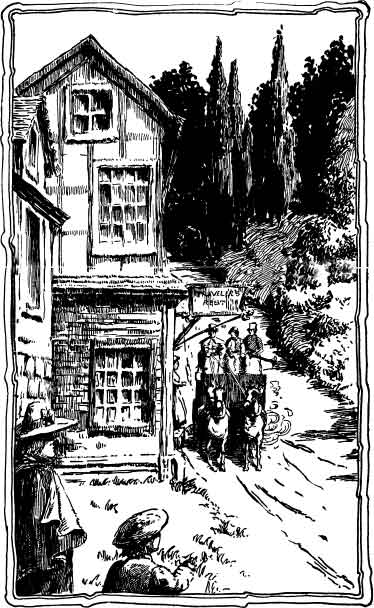 As soon as the inn was reached the horses stopped. As soon as the inn was reached the horses stopped.