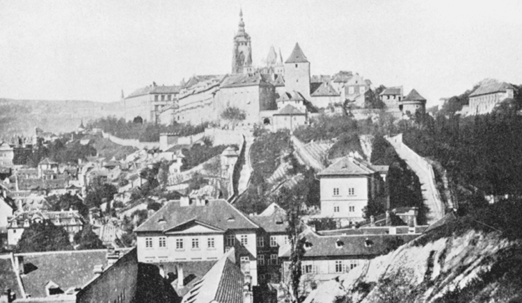 THE CASTLE OF PRAGUE. THE CASTLE OF PRAGUE.