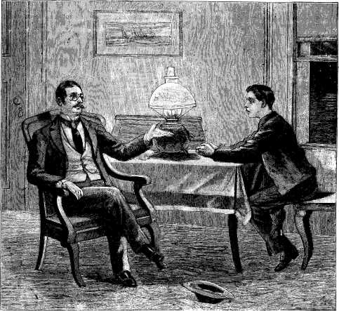 Clyde drew a chair up... Clyde and broker