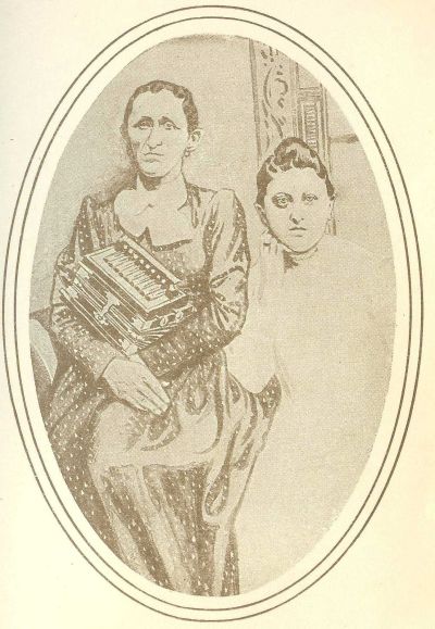 That's Mrs. Bemrose and her daughter, Lucreshy. That's Mrs. Bemrose and her daughter, Lucreshy.