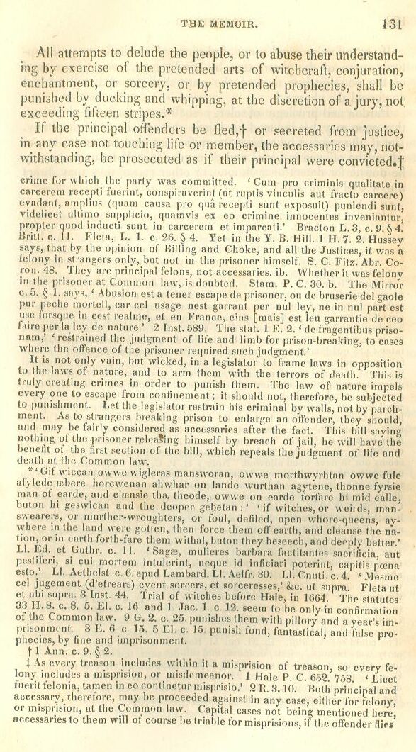 Bill for Proportioning Crimes and Punishments, Page131