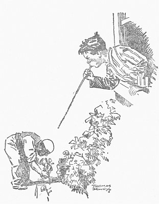 The pea did not embed itself into the gardener's skull as William had sometimes thought it would. It bounced back. The gardener also bounced back. The pea did not embed itself into the gardener's skull as William had sometimes thought it would. It bounced back. The gardener also bounced back.