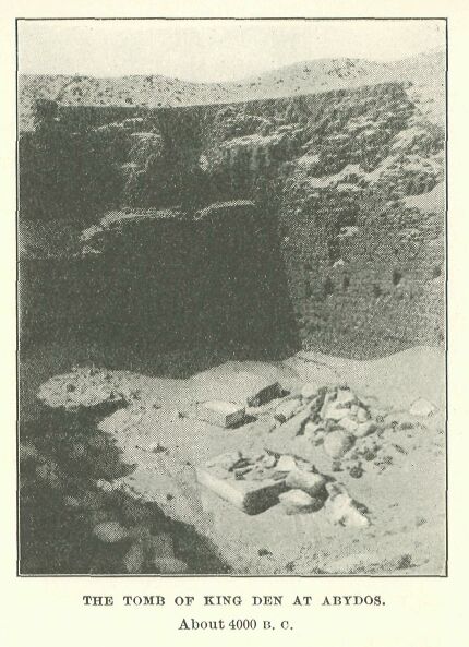 065.jpg (right) the Tomb of King Den at Abydos. About 4000 B.C.