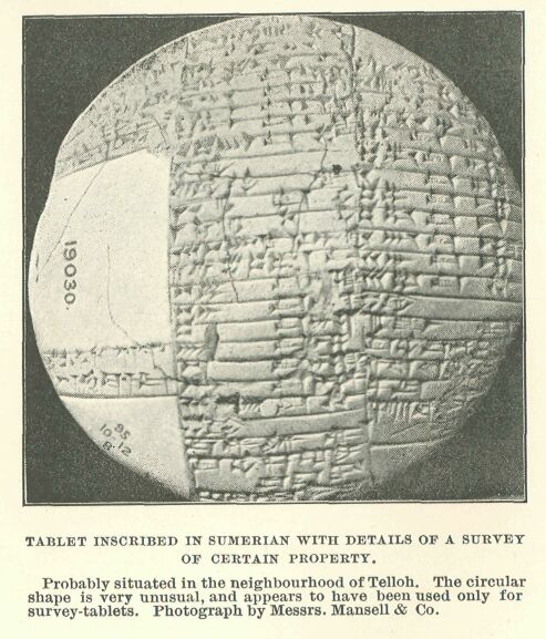 192.jpg Tablet Inscribed in Sumerian With Details of A Survey of Certain Property.
