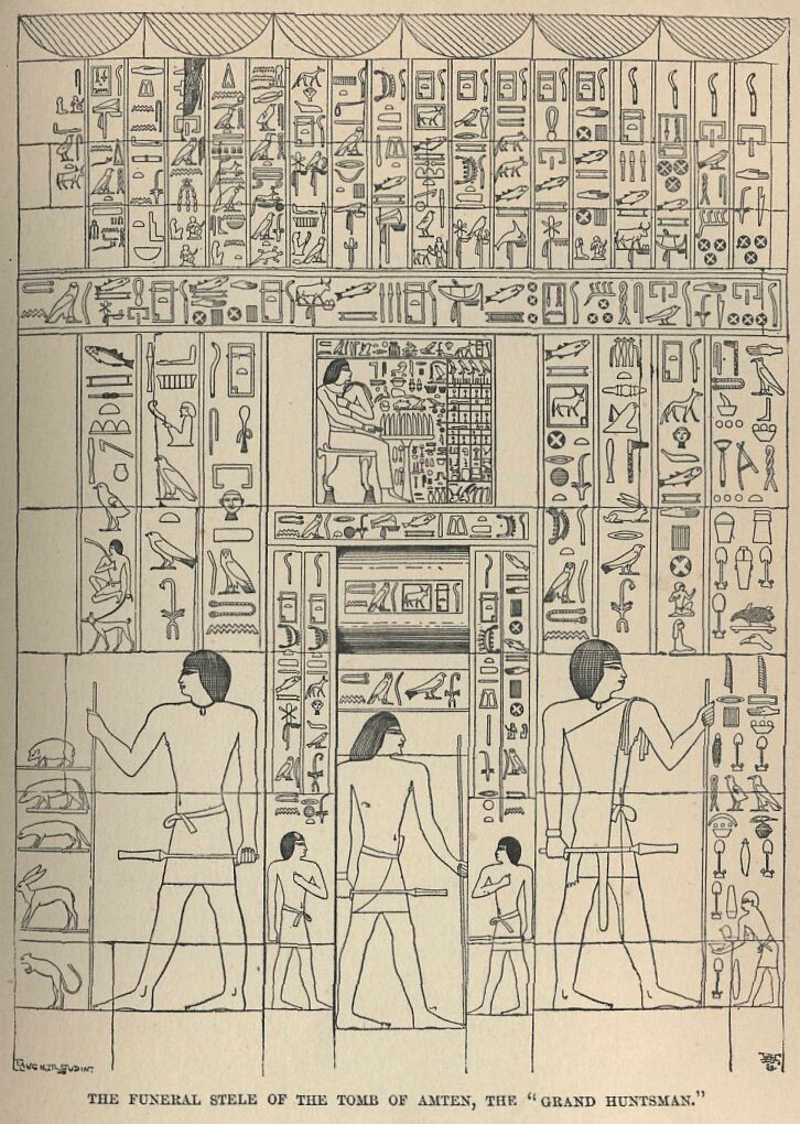 068.jpg the Funeral Stele of The Tomb Of Amten, The ‘grand Huntsman.’
