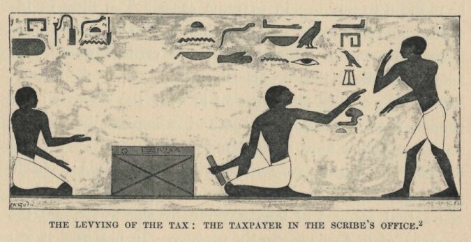 128.jpg the Levying of The Tax: The Taxpayer in The Scribe’s Office