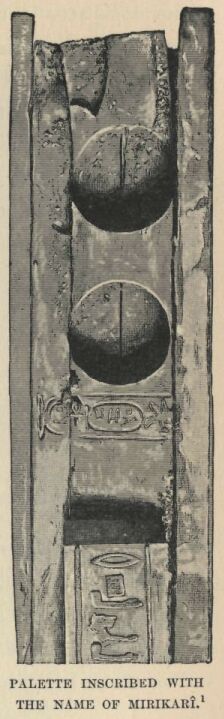 313.jpg Palette Inscribed With the Name of MirikarÎ