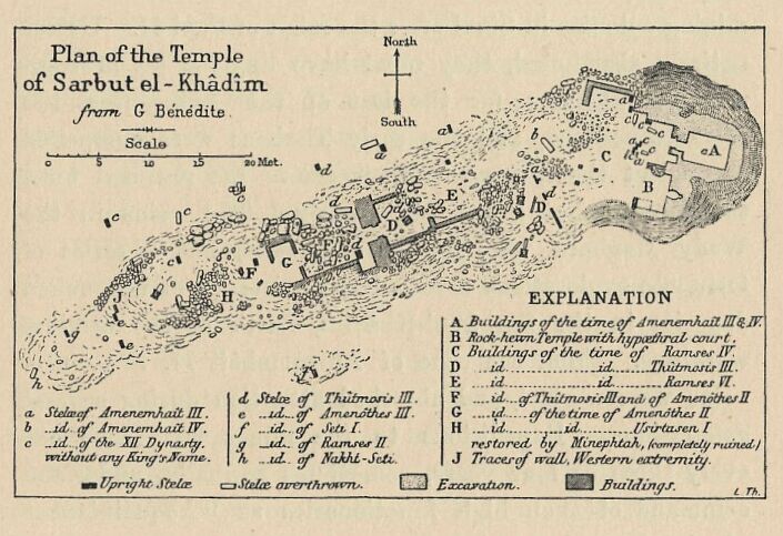 334.jpg Plan of the Temple Of Sarbut El Khadim