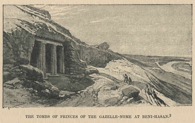 408.jpg the Tombs of Princes Of The Gazelle-nome At Beni-hasan