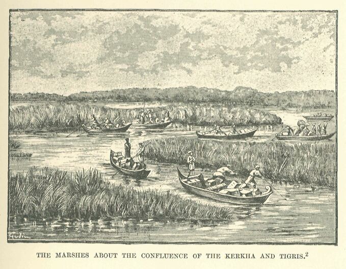 027.jpg the Marshes About The Confluence of The Kerkha And Tigris.