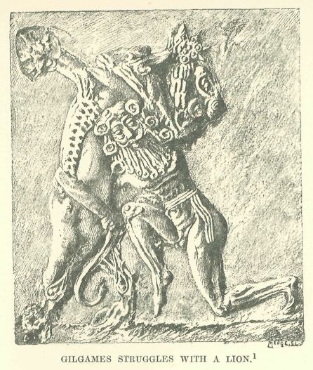082.jpg Gilgames Struggles With a Lion