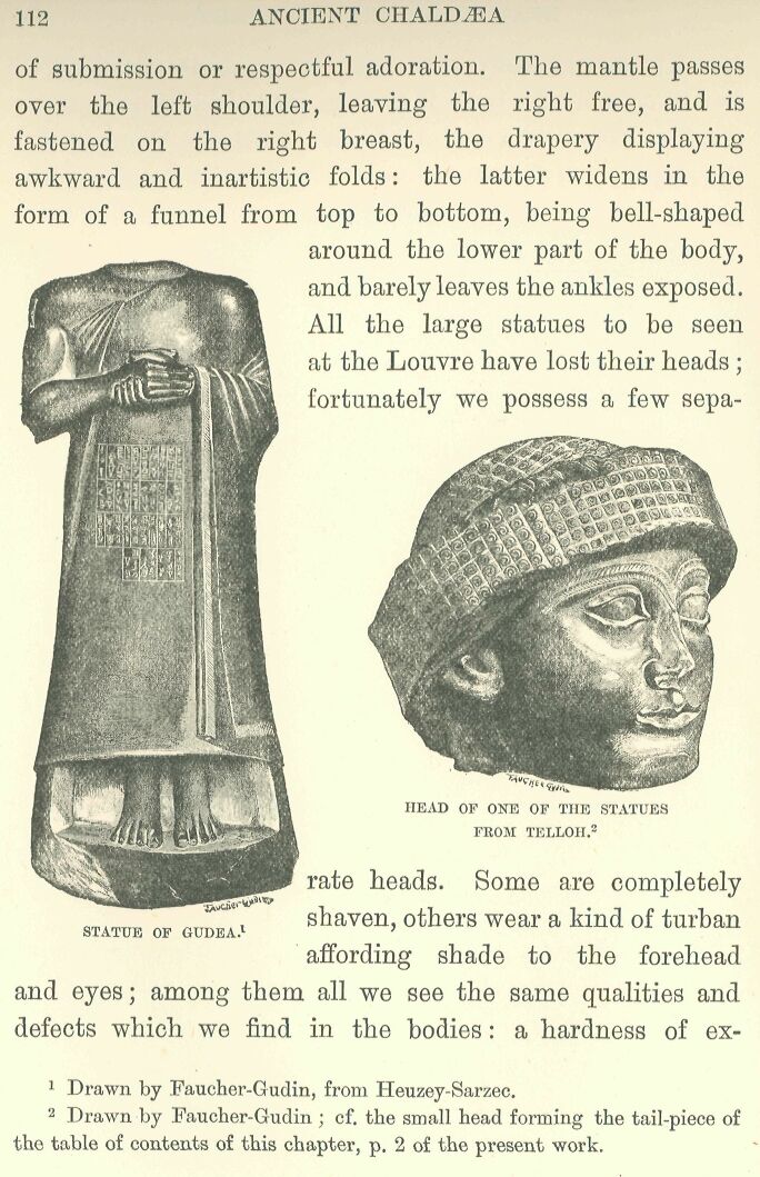 112.jpg Statues from Telloh. And Head of One Of The Statue of Gudea.