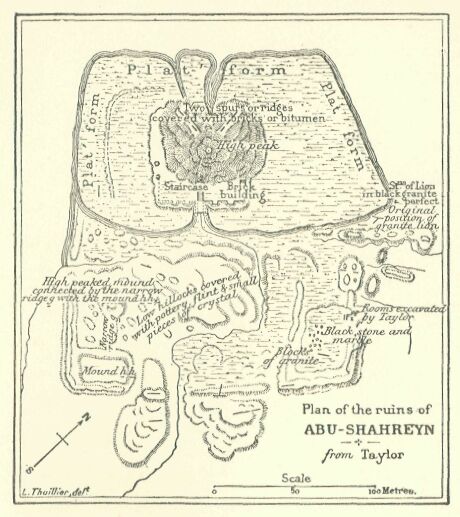 114.jpg Plan of the Ruins Of Abu-shahreyn