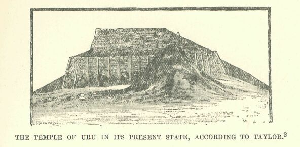 135.jpg the Temple of Uru in Its Present State, According To Taylor