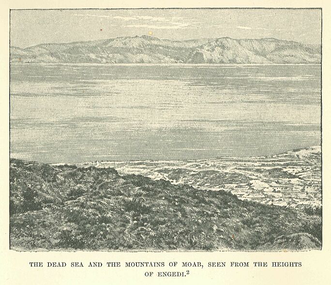 018.jpg the Dead Sea and The Mountains of Moab, Seen Fkom The Heights of Engedi