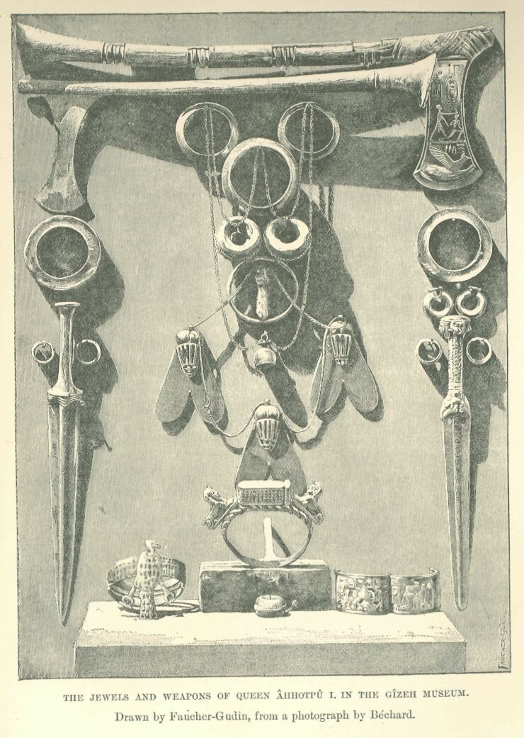 137.jpg the Jewels and Weapons of Queen ÂhhhotpÛ I. In The GÎzeh Museum